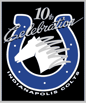 Indianapolis Colts 1993 Anniversary Logo cricut iron on